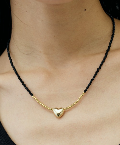 DRWCYS(ドロシーズ)の「ハートビーズネックレス(ネックレス・レディース・ブラック/ホワイト・FREE)」の10枚目の写真