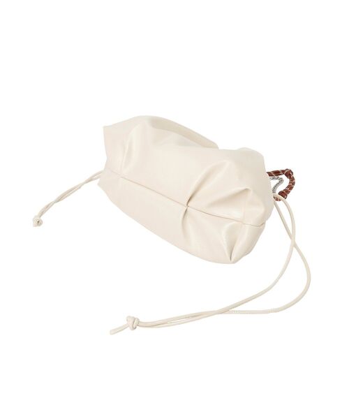 earth music&ecology（アースミュージックアンドエコロジー）の「マルチWAY巾着バッグ（ハンドバッグ・レディース・イエロー/アイボリー/ブラック・FREE）」の15枚目の写真