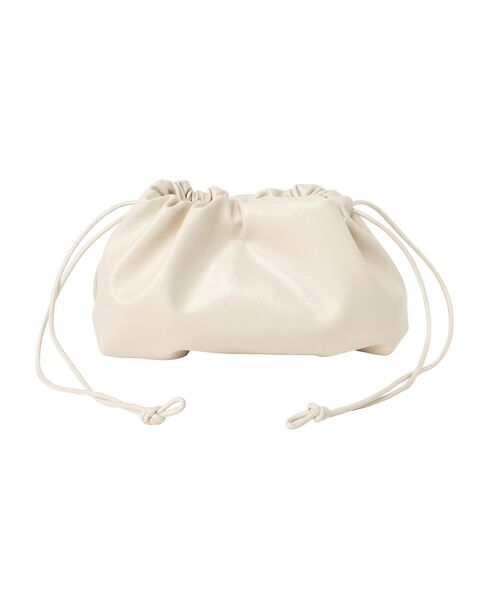 earth music&ecology（アースミュージックアンドエコロジー）の「マルチWAY巾着バッグ（ハンドバッグ・レディース・イエロー/アイボリー/ブラック・FREE）」の12枚目の写真