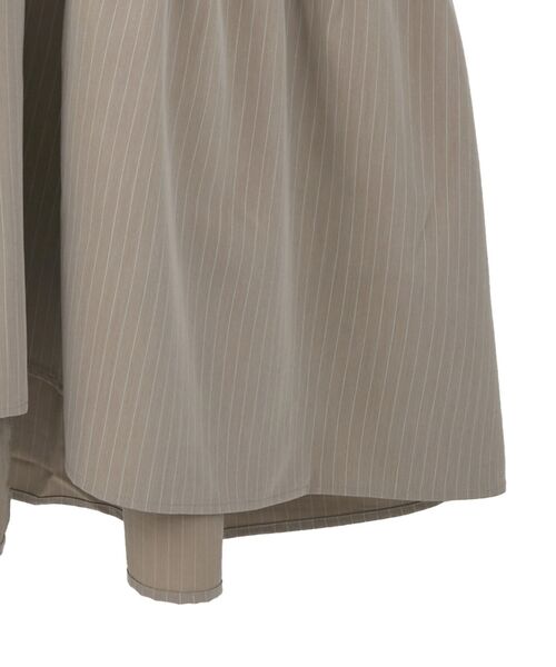 GARAGE OF GOOD CLOTHING(ガレージオブグッドクロージング)の「ストライプアシンメトリー7分袖ワンピース(ワンピース・レディース・ベージュ系その他2・36)」の15枚目の写真