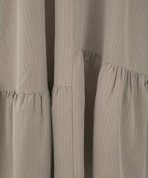 GARAGE OF GOOD CLOTHING(ガレージオブグッドクロージング)の「ストライプアシンメトリー7分袖ワンピース(ワンピース・レディース・ベージュ系その他2・36)」の18枚目の写真