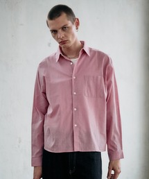 Regen Glanz | textured urban cropped shirt / テクスチャーアーバンクロップドシャツ(シャツ/ブラウス)