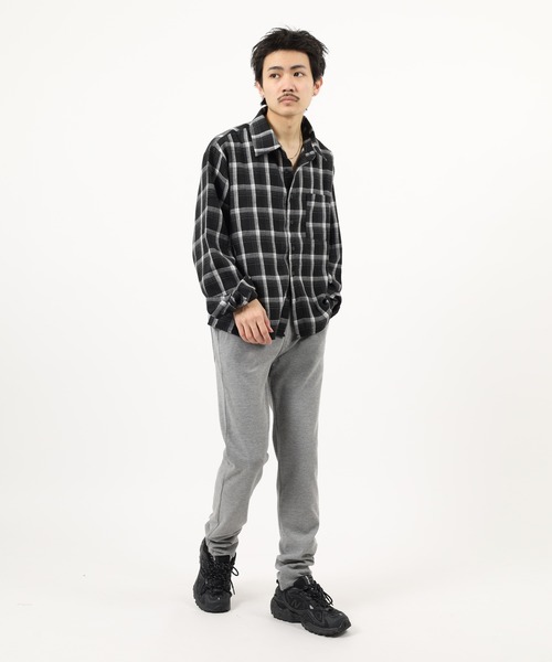 Relation（リレーション）の「ポンチテーパードパンツ（スウェットパンツ・メンズ・ブラック/チャコールグレー/グレー/ネイビー・XL/M/L）」の19枚目の写真