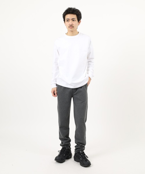 Relation（リレーション）の「ポンチテーパードパンツ（スウェットパンツ・メンズ・ブラック/チャコールグレー/グレー/ネイビー・XL/M/L）」の13枚目の写真