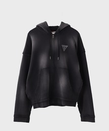 GUESS ORIGINALS（ゲスオリジナルズ）の「GUESS Originals/ゲス オリジナルス TRIANGLE LOGO ZIP UP（パーカー）」