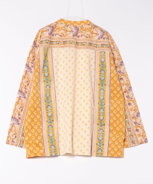 チャイハネ（チャイハネ）の「【チャイハネ】カリシュマMEN'Sシャツ（シャツ/ブラウス・メンズ・イエロー/ブルー/ベージュ・FREE）」の8枚目の写真