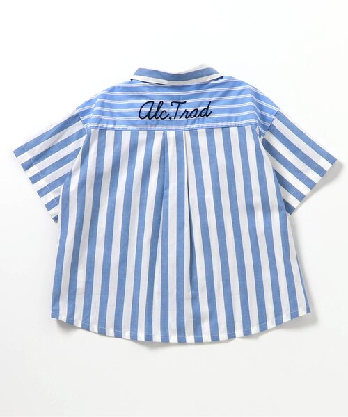 apres les cours（アプレレクール）の「【リンク】ストライプ・チェックシャツ（シャツ/ブラウス・キッズ・チェック/ストライプ・110/100/90/80/130/120）」の17枚目の写真