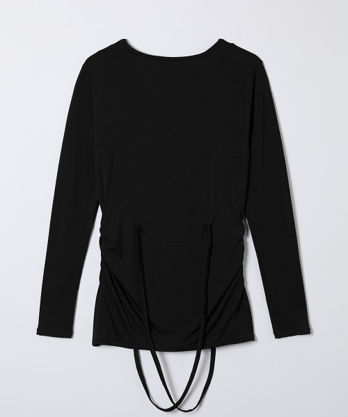 TELOPLAN(テーロプラン)の「【TELOPLAN】26SS新作 Hoca Jersey Top / ホカジャージートップ(Tシャツ/カットソー・レディース・ホワイト/グレー/ブラック・ONE SIZE)」の5枚目の写真