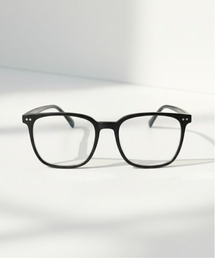 【BLUR GLASS（ブラー・グラス）】調光グレーレンズ　スクエア　伊達メガネ blu-gls-14-7