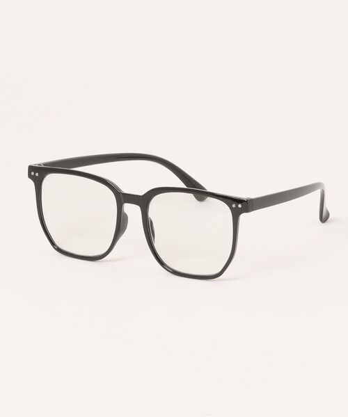 Burner（バーナー）の「【BLUR GLASS（ブラー・グラス）】調光グレーレンズ　スクエア　伊達メガネ blu-gls-14-7（メガネ・メンズ・ブラック系その他/ブラック・FREE）」の11枚目の写真