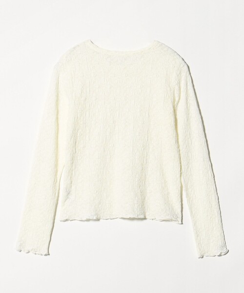 A DAY IN THE LIFE UNITED ARROWS(アデイインザライフユナイテッドアローズ)の「フラワーレース コンパクト プルオーバー <A DAY IN THE LIFE>(Tシャツ/カットソー・レディース・ダークグレー/オフホワイト・FREE)」の10枚目の写真