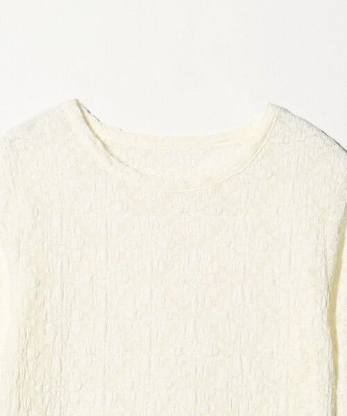 A DAY IN THE LIFE UNITED ARROWS(アデイインザライフユナイテッドアローズ)の「フラワーレース コンパクト プルオーバー <A DAY IN THE LIFE>(Tシャツ/カットソー・レディース・ダークグレー/オフホワイト・FREE)」の11枚目の写真