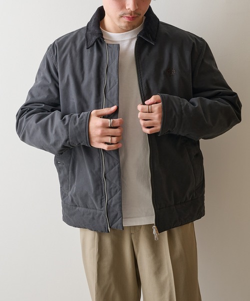 FRED PERRY(フレッドペリー)の「【FRED PERRY】COTTON CABAN JACKET J8535/カバンジャケット(その他アウター・メンズ・ブラック/ダークグリーン・S/XL/L/M)」の4枚目の写真