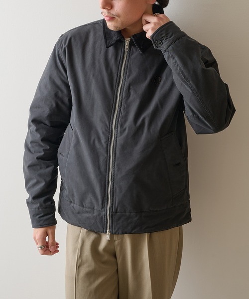 FRED PERRY(フレッドペリー)の「【FRED PERRY】COTTON CABAN JACKET J8535/カバンジャケット(その他アウター・メンズ・ブラック/ダークグリーン・S/XL/L/M)」の3枚目の写真