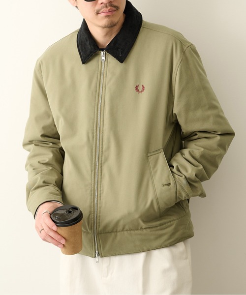FRED PERRY(フレッドペリー)の「【FRED PERRY】COTTON CABAN JACKET J8535/カバンジャケット(その他アウター・メンズ・ブラック/ダークグリーン・S/XL/L/M)」の10枚目の写真