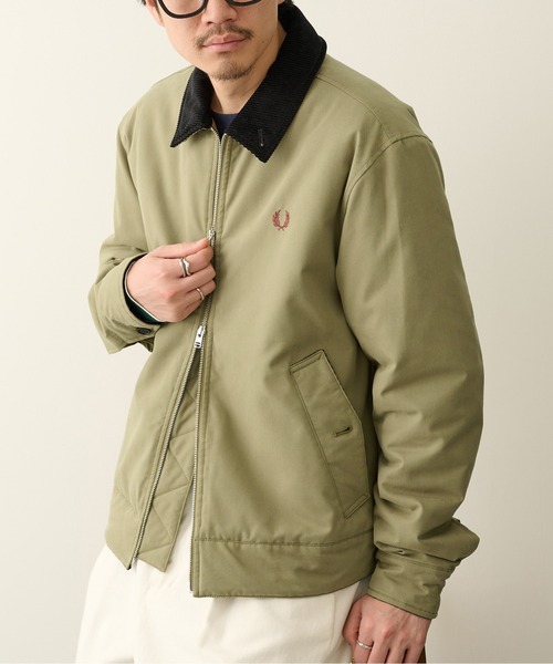 FRED PERRY(フレッドペリー)の「【FRED PERRY】COTTON CABAN JACKET J8535/カバンジャケット(その他アウター・メンズ・ブラック/ダークグリーン・S/XL/L/M)」の11枚目の写真
