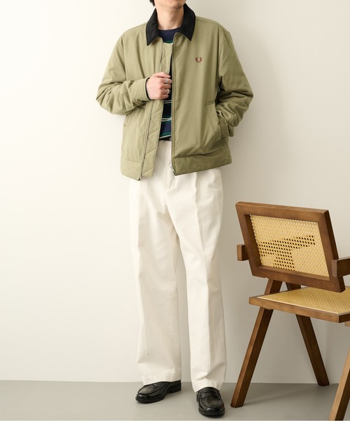 FRED PERRY(フレッドペリー)の「【FRED PERRY】COTTON CABAN JACKET J8535/カバンジャケット(その他アウター・メンズ・ブラック/ダークグリーン・S/XL/L/M)」の15枚目の写真