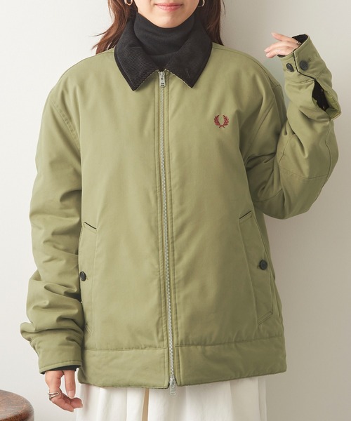 FRED PERRY(フレッドペリー)の「【FRED PERRY】COTTON CABAN JACKET J8535/カバンジャケット(その他アウター・メンズ・ブラック/ダークグリーン・S/XL/L/M)」の18枚目の写真