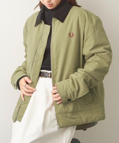 FRED PERRY(フレッドペリー)の「【FRED PERRY】COTTON CABAN JACKET J8535/カバンジャケット(その他アウター・メンズ・ブラック/ダークグリーン・S/XL/L/M)」の19枚目の写真