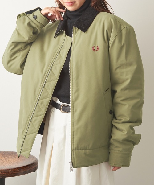 FRED PERRY(フレッドペリー)の「【FRED PERRY】COTTON CABAN JACKET J8535/カバンジャケット(その他アウター・メンズ・ブラック/ダークグリーン・S/XL/L/M)」の20枚目の写真
