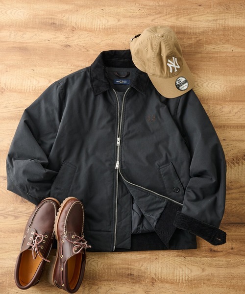 FRED PERRY(フレッドペリー)の「【FRED PERRY】COTTON CABAN JACKET J8535/カバンジャケット(その他アウター・メンズ・ブラック/ダークグリーン・S/XL/L/M)」の8枚目の写真
