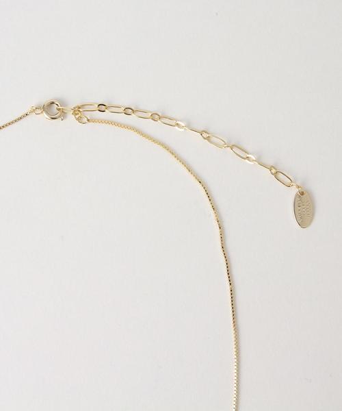 green label relaxing(グリーンレーベルリラクシング)の「KC メタルクロスバーMDL/ネックレス◆(ネックレス・レディース・ゴールド・FREE)」の4枚目の写真