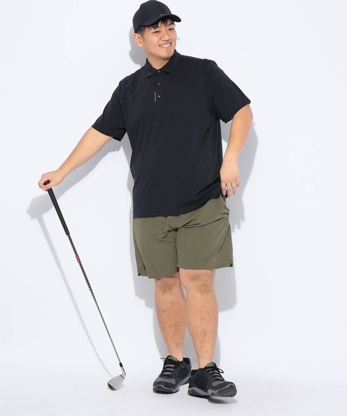 ポロシャツ 半袖 メンズ 大きいサイズ GOLF LOOSE UPF50 シャツ UNDER