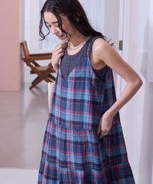 インドコットン ティアード切替 アソート キャミワンピース【THE CRAFT CREW PRODUCTS】