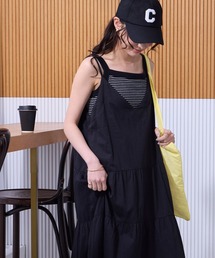 THE CRAFT CREW PRODUCTS（ザクラフトクループロダクツ）の「インドコットン ティアード切替 アソート キャミワンピース【THE CRAFT CREW PRODUCTS】（ワンピース）」