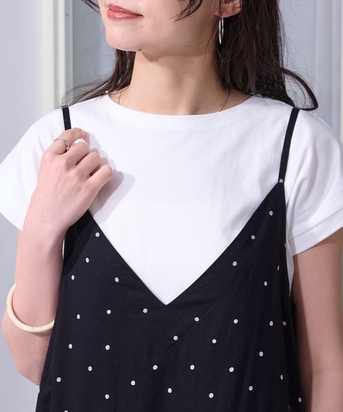 THE CRAFT CREW PRODUCTS（ザクラフトクループロダクツ）の「インドコットン ティアード切替 アソート キャミワンピース【THE CRAFT CREW PRODUCTS】（ワンピース・レディース・ブラック系/ブラック/ブラック系1/レッド/ブラウン/ネイビー系/オフホワイト・FREE）」の13枚目の写真