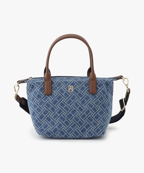 ポペットフラッグデニムミニトートバッグ（トートバッグ）｜TOMMY