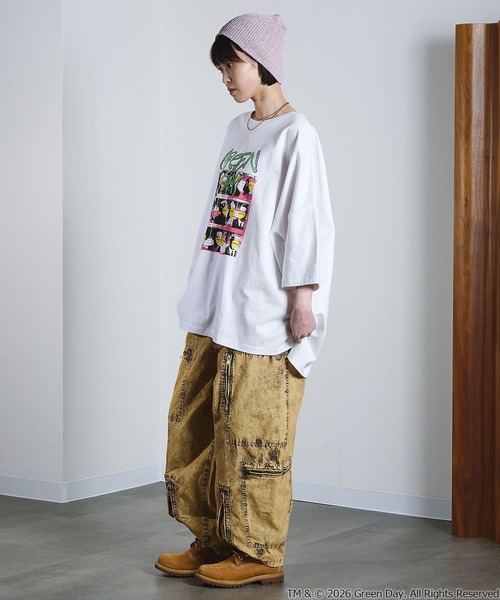 GOOD ROCK SPEED（グッドロックスピード）の「【ROSE BUD別注】(GOOD ROCK SPEED)GREENDAY TSHIRT（Tシャツ/カットソー・レディース・ホワイト・ONE SIZE）」の5枚目の写真