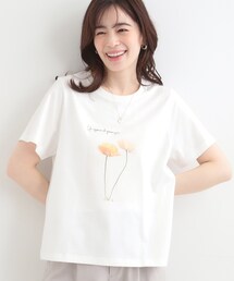 SHOO・LA・RUE | 【綿100%/プチプラ/S-LL】きれいめスタイルにも合わせやすい 大人のプリントTシャツ(Tシャツ/カットソー)