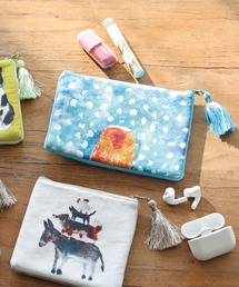 Creer（クレエ）の「〈Atelier KOTETSU/アトリエ コテツ〉クッション ポーチ Lサイズ（ポーチ）」