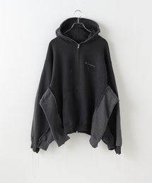 DISCOVERED / ディスカバード Band Tee Dolman Zip Hoodie