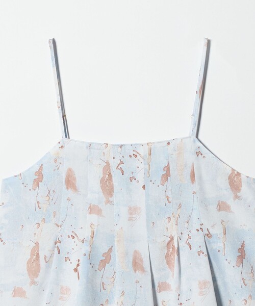 green label relaxing（グリーンレーベルリラクシング）の「マーブル プリント キャミソール（キャミソール・レディース・オフホワイト・FREE）」の3枚目の写真