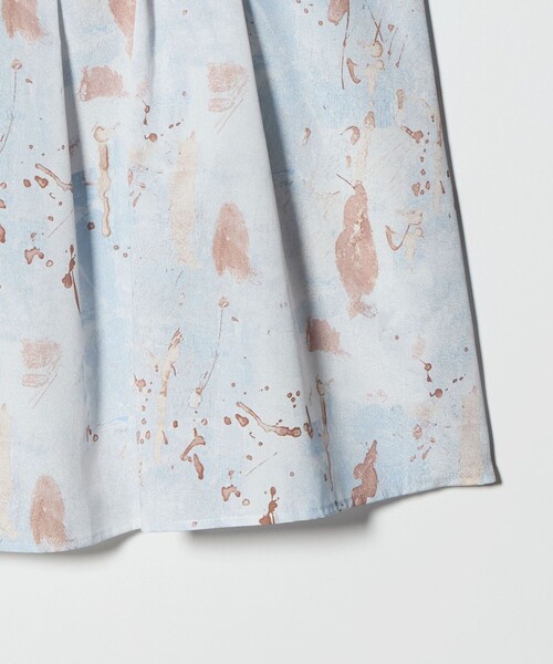 green label relaxing（グリーンレーベルリラクシング）の「マーブル プリント キャミソール（キャミソール・レディース・オフホワイト・FREE）」の5枚目の写真