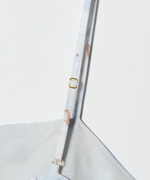 green label relaxing（グリーンレーベルリラクシング）の「マーブル プリント キャミソール（キャミソール・レディース・オフホワイト・FREE）」の6枚目の写真