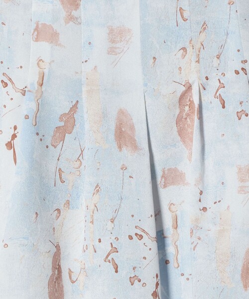 green label relaxing（グリーンレーベルリラクシング）の「マーブル プリント キャミソール（キャミソール・レディース・オフホワイト・FREE）」の7枚目の写真