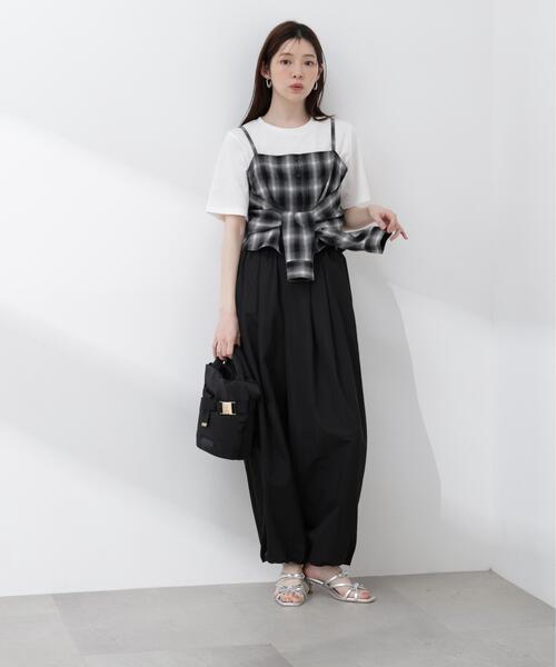 PROPORTION BODY DRESSING(プロポーションボディドレッシング)の「<a>シャツビスチェ / 1216119406(キャミソール・レディース・ブラック/ブルー・FREE)」の11枚目の写真