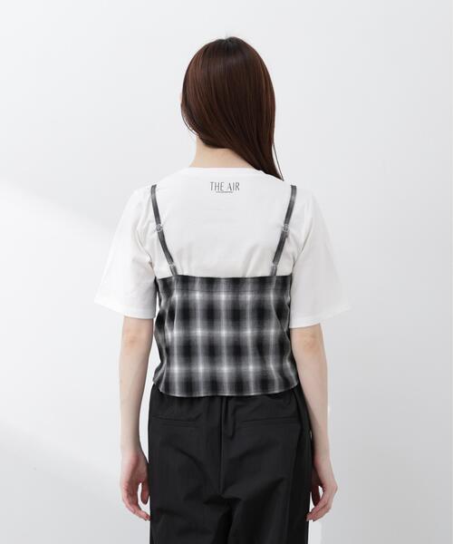 PROPORTION BODY DRESSING(プロポーションボディドレッシング)の「<a>シャツビスチェ / 1216119406(キャミソール・レディース・ブラック/ブルー・FREE)」の14枚目の写真