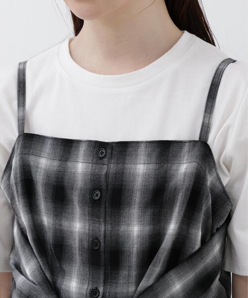PROPORTION BODY DRESSING(プロポーションボディドレッシング)の「<a>シャツビスチェ / 1216119406(キャミソール・レディース・ブラック/ブルー・FREE)」の15枚目の写真