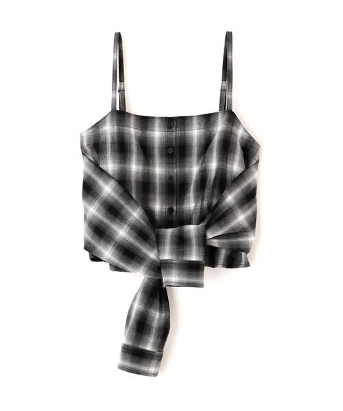 PROPORTION BODY DRESSING(プロポーションボディドレッシング)の「<a>シャツビスチェ / 1216119406(キャミソール・レディース・ブラック/ブルー・FREE)」の19枚目の写真