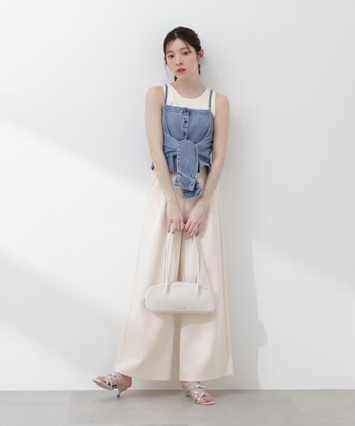 PROPORTION BODY DRESSING(プロポーションボディドレッシング)の「<a>シャツビスチェ / 1216119406(キャミソール・レディース・ブラック/ブルー・FREE)」の22枚目の写真