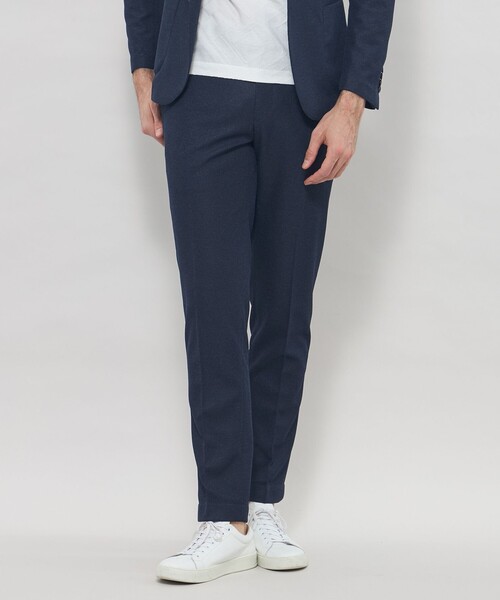 MACKINTOSH LONDON(マッキントッシュ ロンドン)の「【WEB・一部店舗限定】【BREASY JACKET】メランジメッシュジャージーセットアップパンツ(その他パンツ・メンズ・ネイビー/グレー系その他2/グレー・94/90/86/82/78)」の1枚目の写真