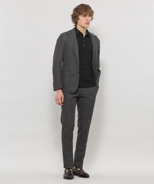 MACKINTOSH LONDON(マッキントッシュ ロンドン)の「【WEB・一部店舗限定】【BREASY JACKET】メランジメッシュジャージーセットアップパンツ(その他パンツ・メンズ・ネイビー/グレー系その他2/グレー・94/90/86/82/78)」の8枚目の写真