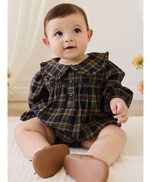 JAMIE KAY（ジェイミーケイ）の「長袖プレイスーツWoodland Check（ロンパース）」