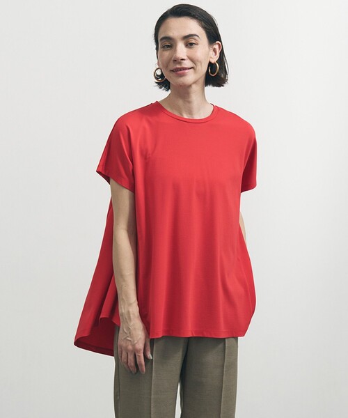 UNFILO(アンフィーロ)の「【一部店舗限定カラー】BEAUTY FORM-T フレアTシャツ(Tシャツ/カットソー・レディース・ホワイト系/レッド系/グレー系/ネイビー系/ベージュ系/ブラック系1/ブラック系・SMALL/MEDIUM/LARGE)」の7枚目の写真
