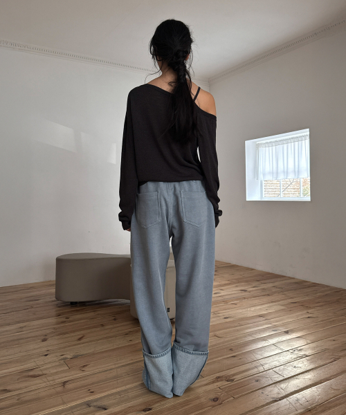 DIAGONAL(ダイアゴナル)の「OFF SHOULDER STRAP CARDIGAN (charcoal)(カーディガン/ボレロ・レディース・その他・FREE)」の6枚目の写真