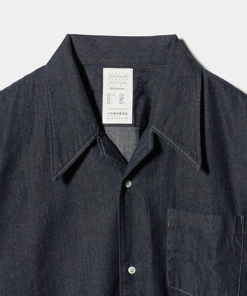 UNITED ARROWS（ユナイテッドアローズ）の「＜KURO＞DENIM SHIRT/デニム シャツ（カーディガン/ボレロ・メンズ・ネイビー・S/M/L）」の3枚目の写真